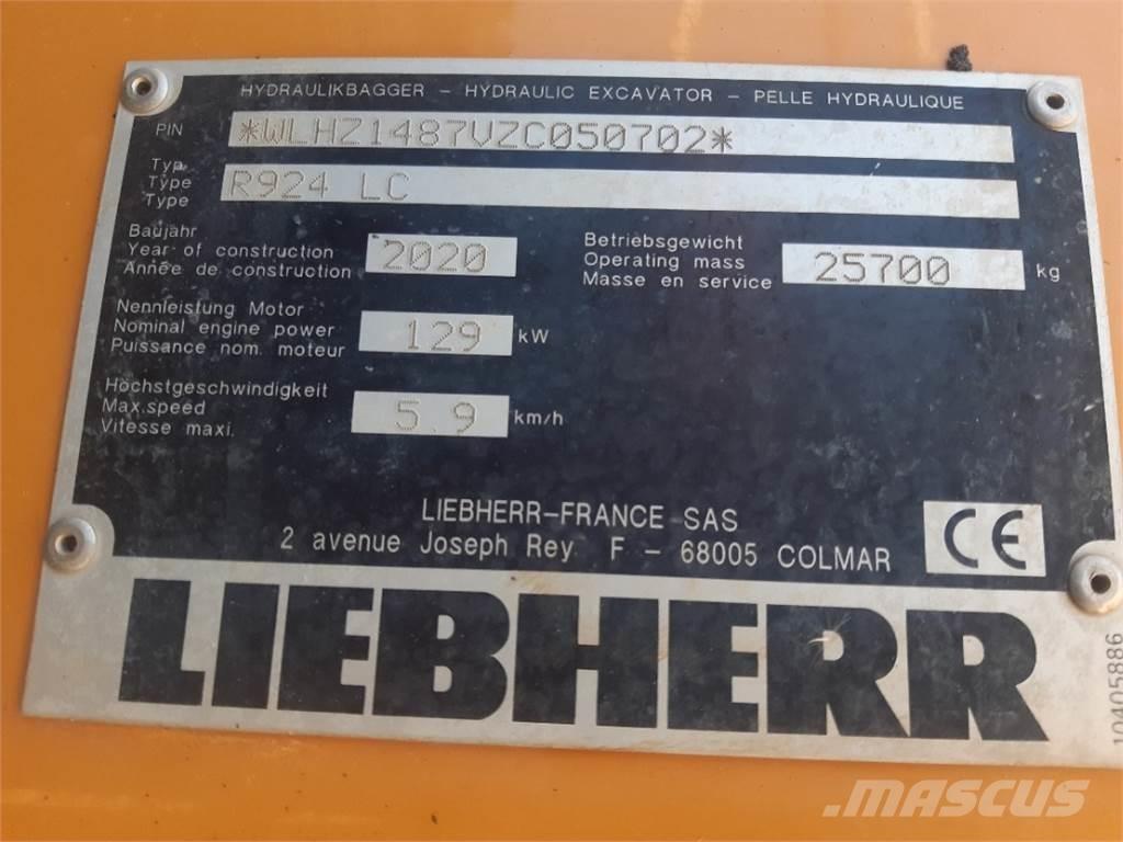 Liebherr R924 Koparki gąsienicowe