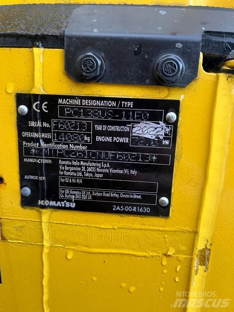 Komatsu PC138US-11 Koparki gąsienicowe