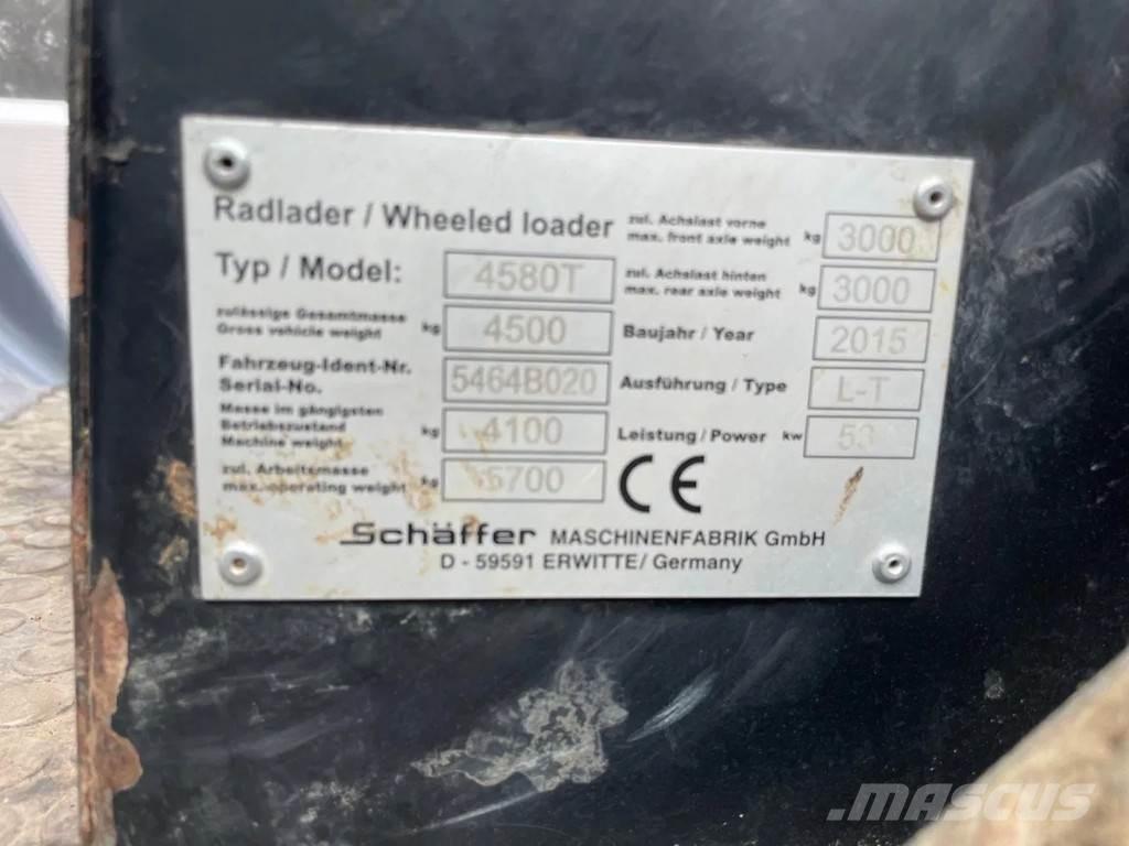 Schäffer 4580T Teleskopowe ładowarki kołowe
