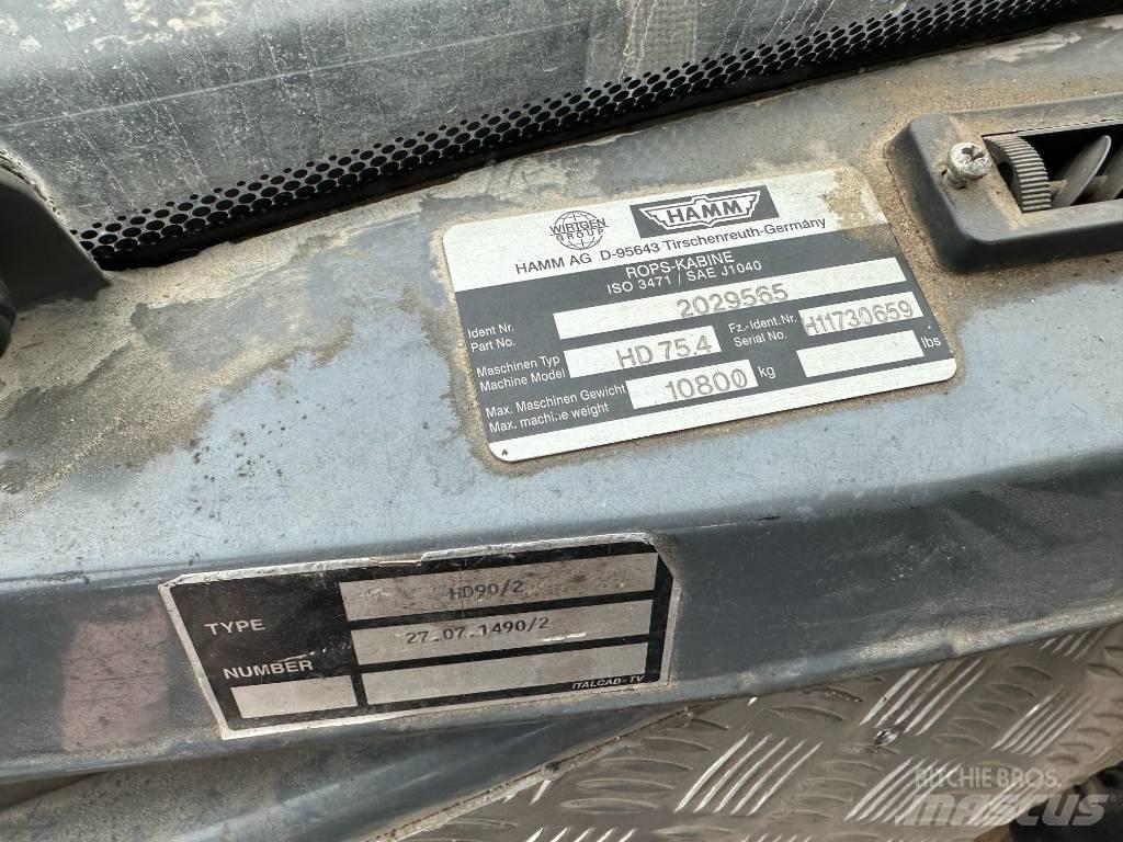 Hamm HD 75.4 Walce dwubębnowe