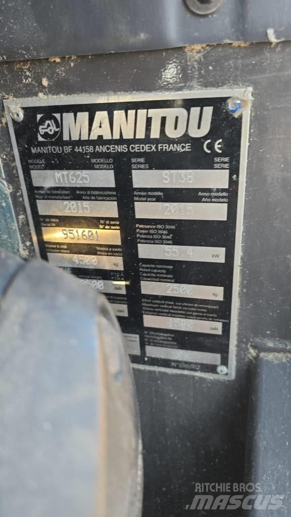 Manitou MT 625 Ładowarki teleskopowe