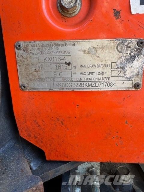 Kubota KX 016-4 Minikoparki