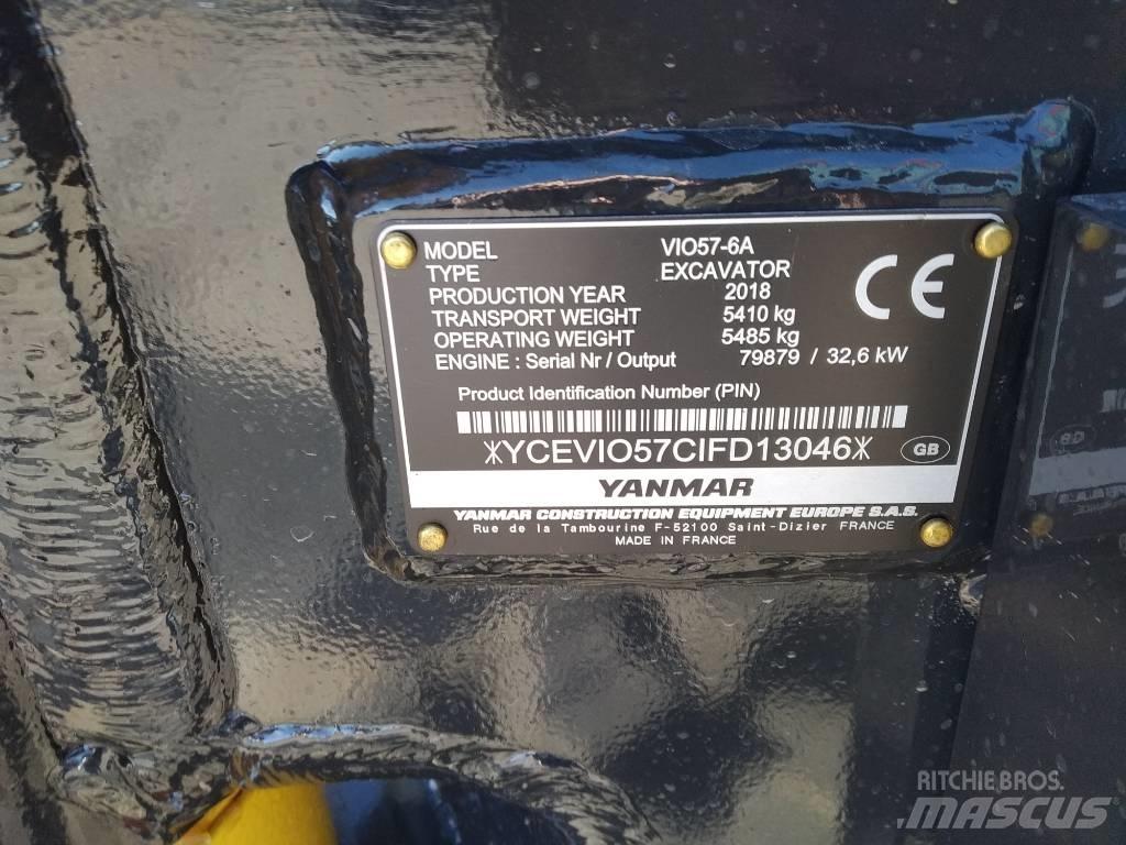 Yanmar Vio 57 Minikoparki