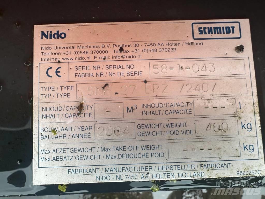Nido SNK27 EPZ 240 Lemiesze i pługi śnieżne