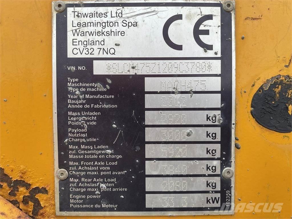 Thwaites 3 ton Wozidła kolebkowe