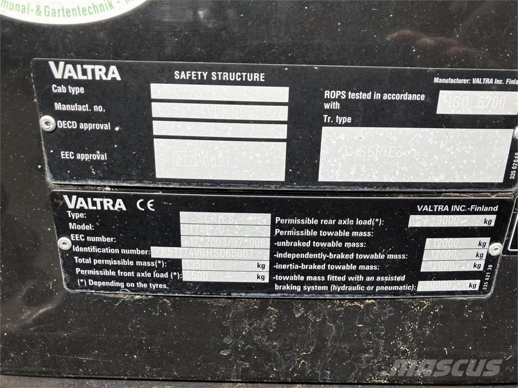 Valtra T174 Versu Ciągniki rolnicze