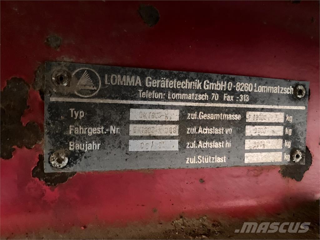 Lomma DK 1802-K Inne przyczepy