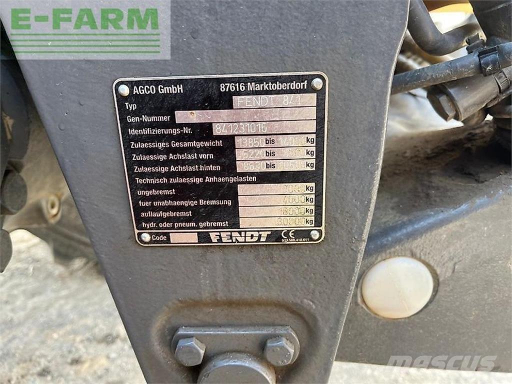 Fendt 826 vario Ciągniki rolnicze