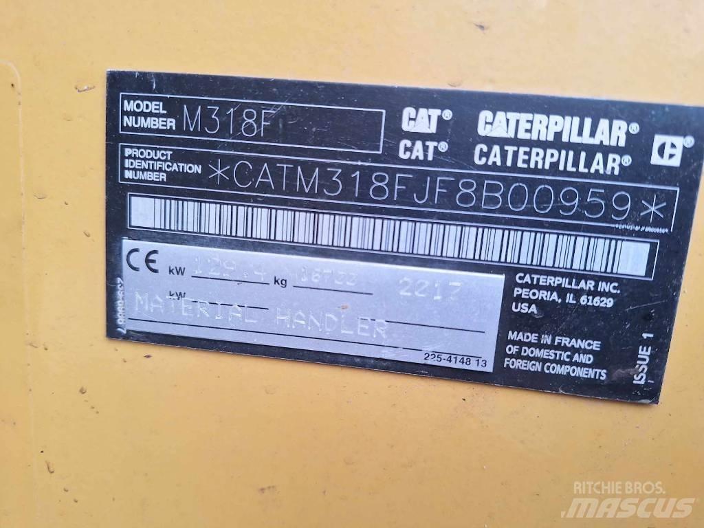 CAT M 318 F Koparki kołowe
