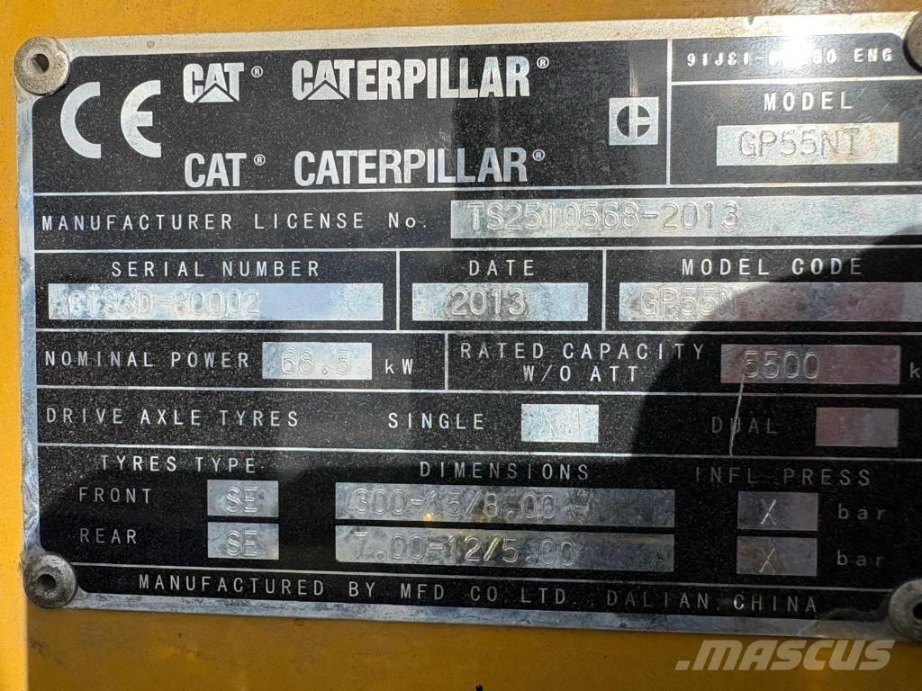 CAT GP55NT Wózki LPG