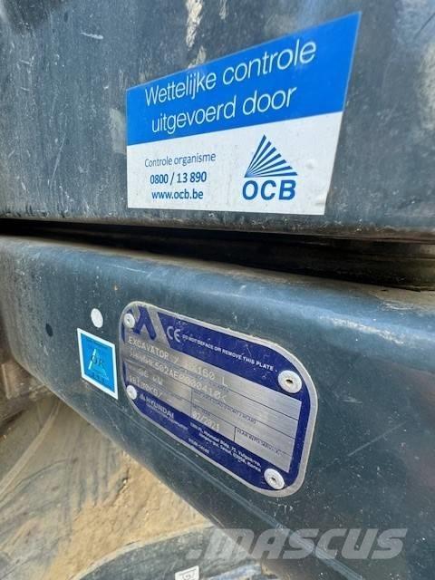 Hyundai HX 160 Koparki gąsienicowe