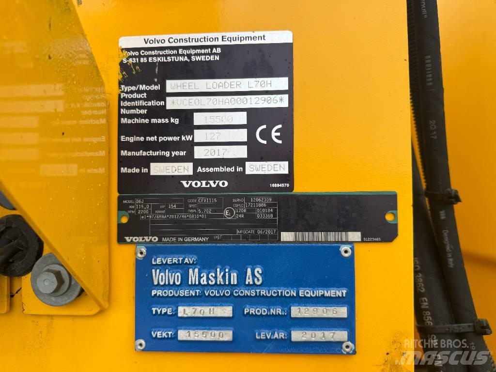Volvo L 70 H Ładowarki kołowe