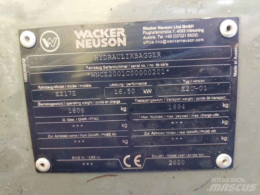 Wacker Neuson EZ17e Koparki gąsienicowe
