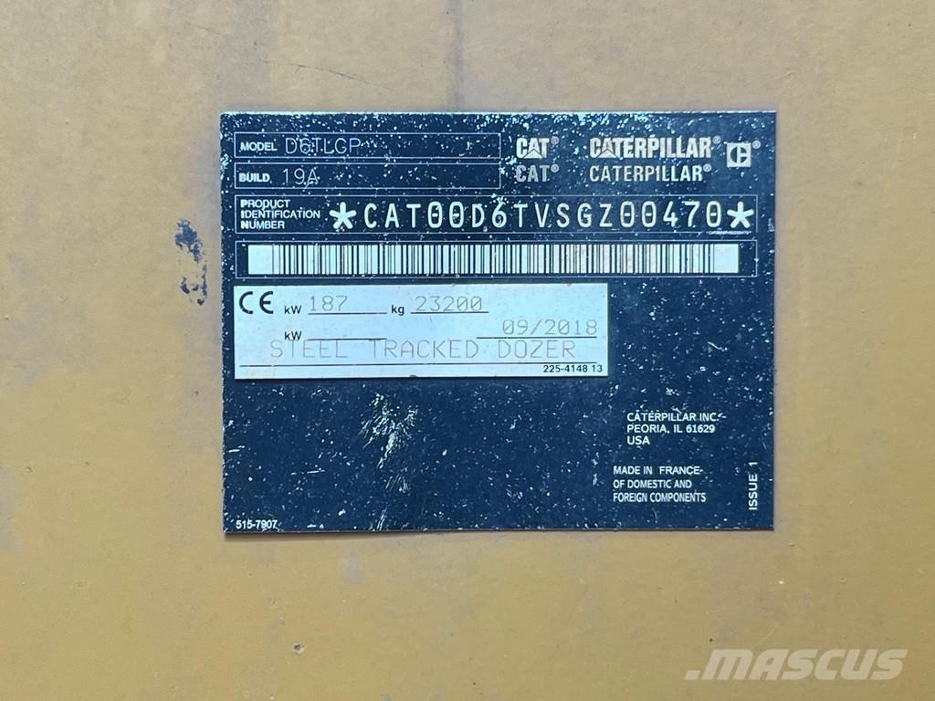 CAT D6T LGP Spycharki gąsienicowe