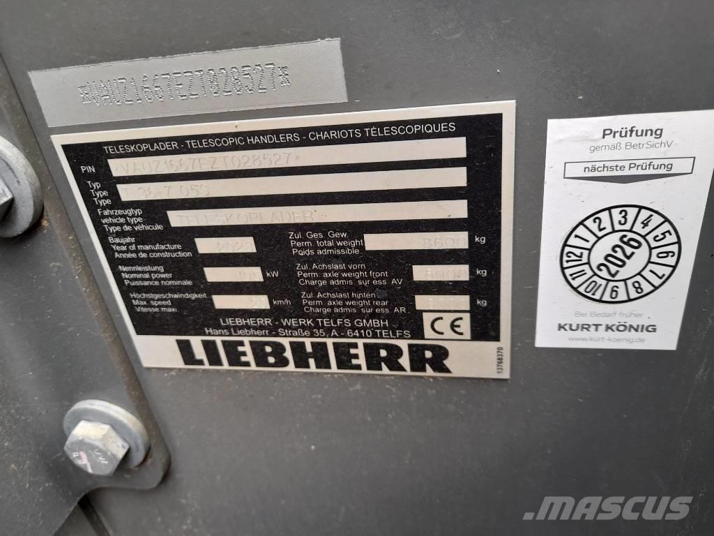Liebherr T 36-7 S Ładowarki teleskopowe