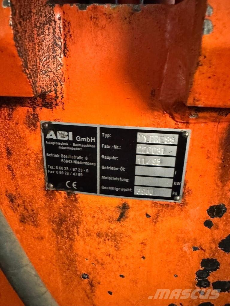 ABI Hydropress Młoty hydrauliczne