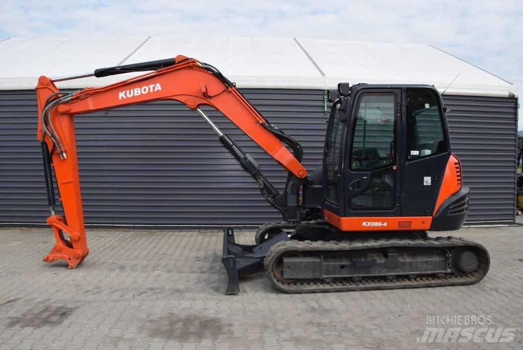 Kubota KX 080-4 Midikoparki  7t - 12t