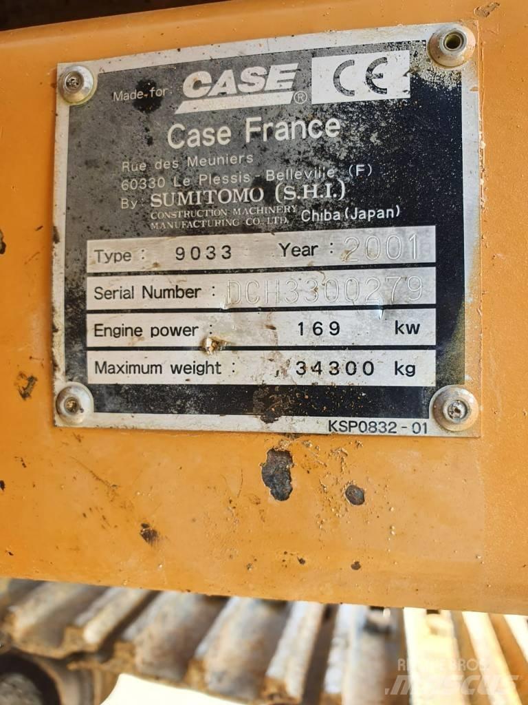 CASE 9033 Koparki gąsienicowe