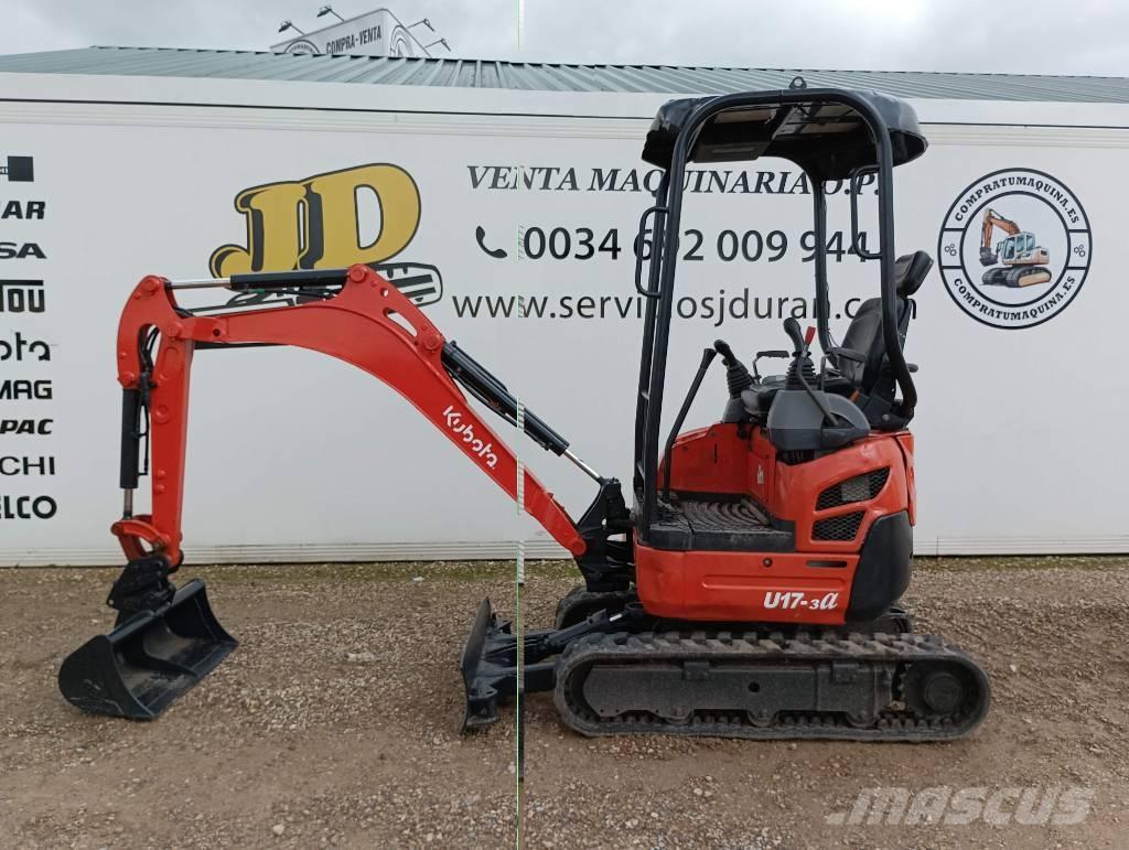 Kubota U 17-3A Minikoparki