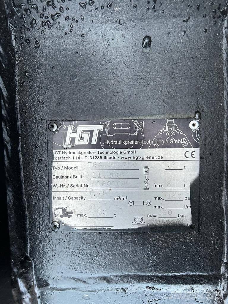 HGT TG4.5 - 1750 Chwytaki