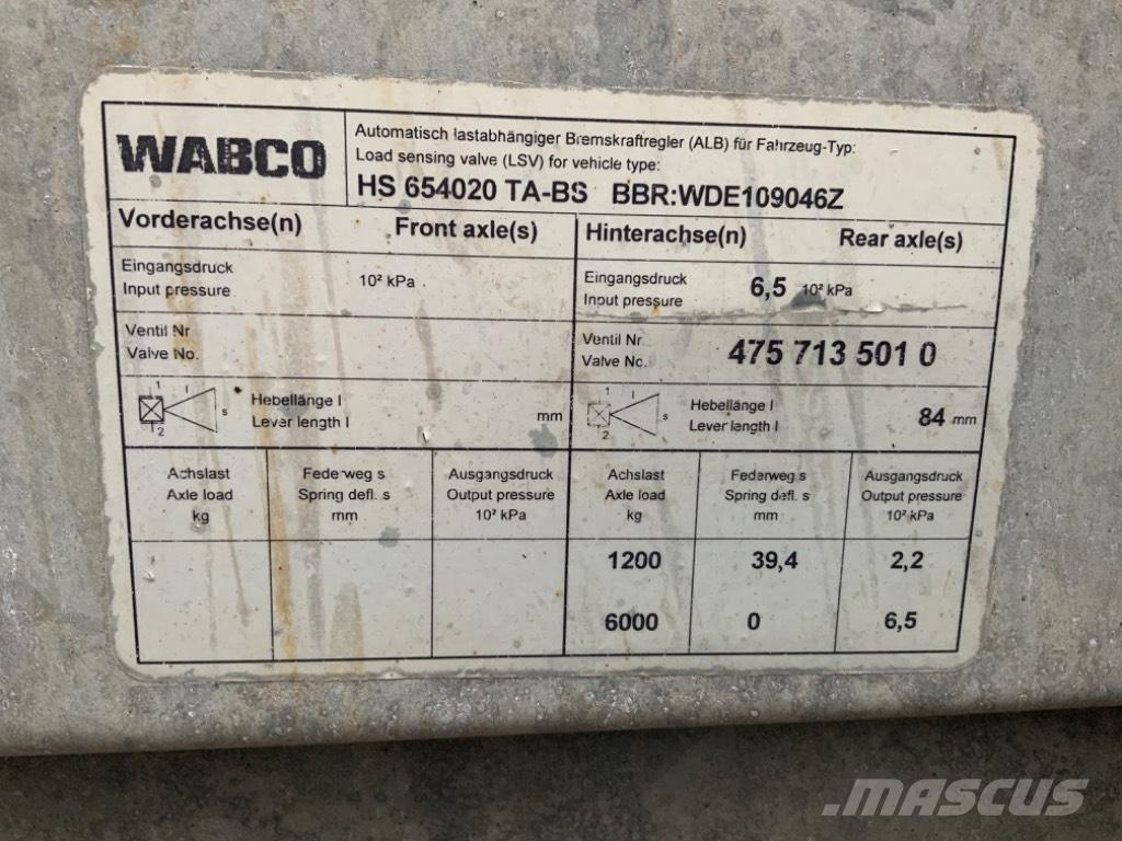 Humbaur HS 6540 Przyczepy do transportu samochodów