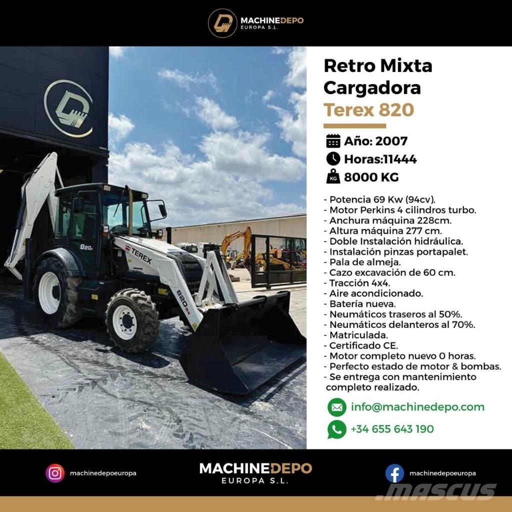 Terex 820 Koparko-ładowarki