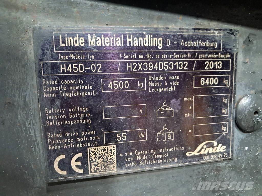 Linde H45D-02 Wózki Diesla