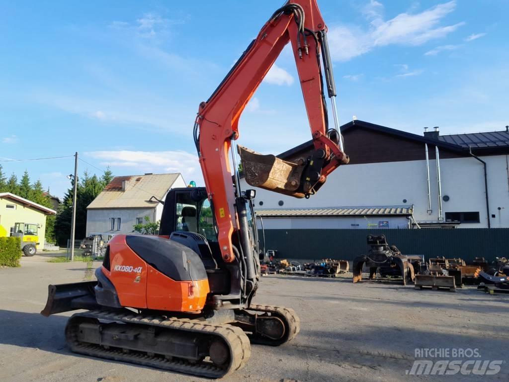 Kubota KX 080-4 Midikoparki  7t - 12t