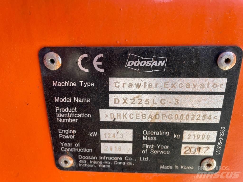 Doosan DX 225 LC-3 Koparki gąsienicowe