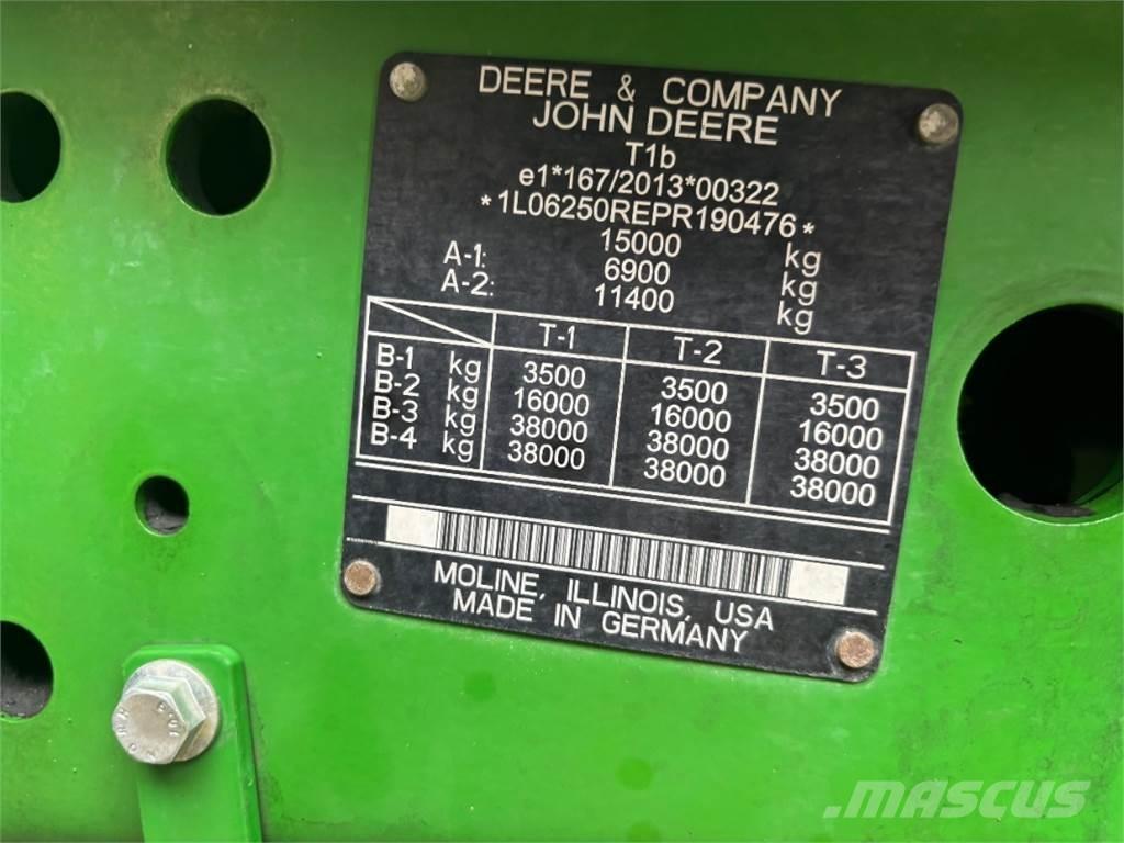 John Deere 6R250 Ciągniki rolnicze
