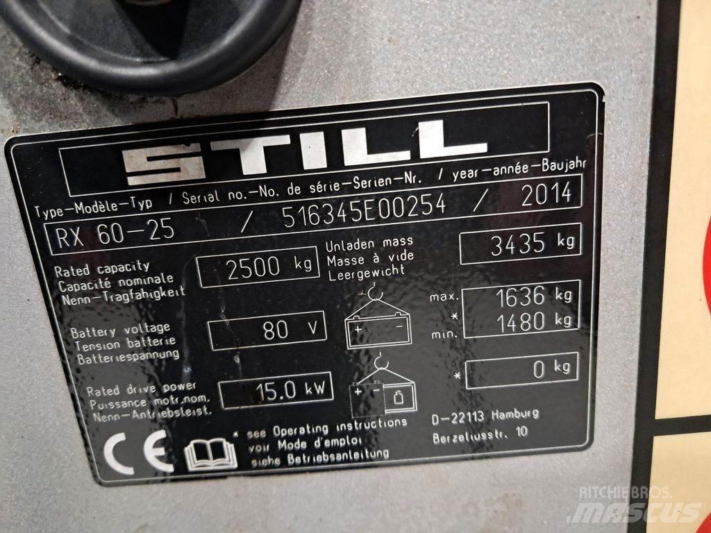 Still RX60-25 Wózki elektryczne