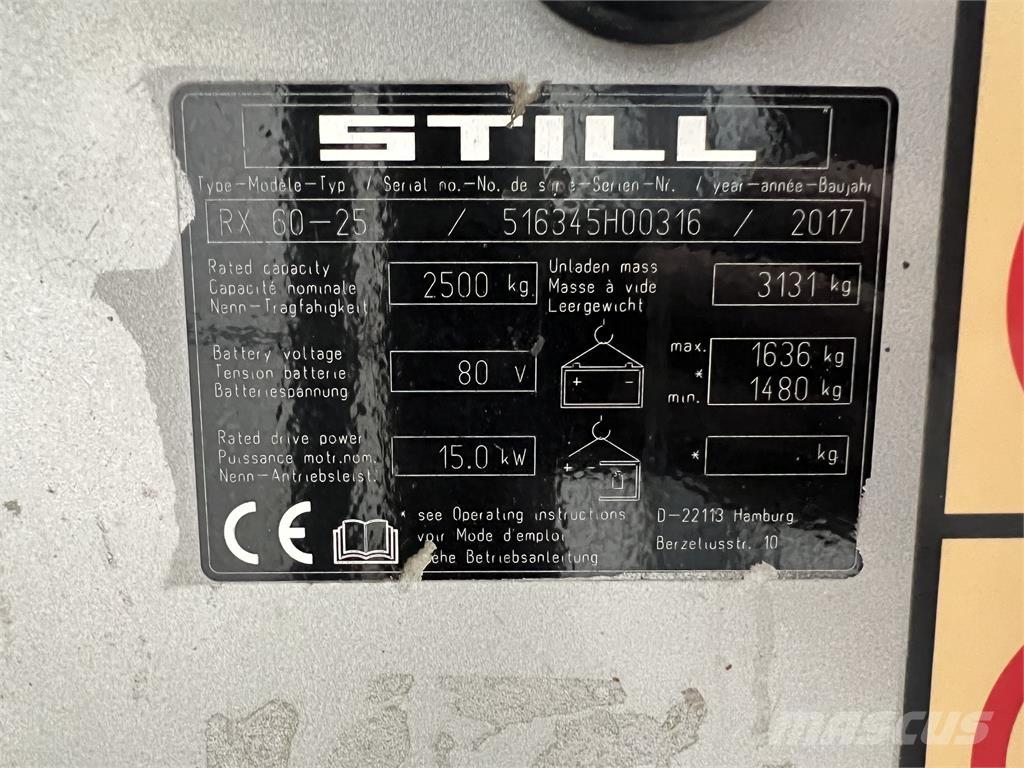 Still RX60-25 Wózki elektryczne