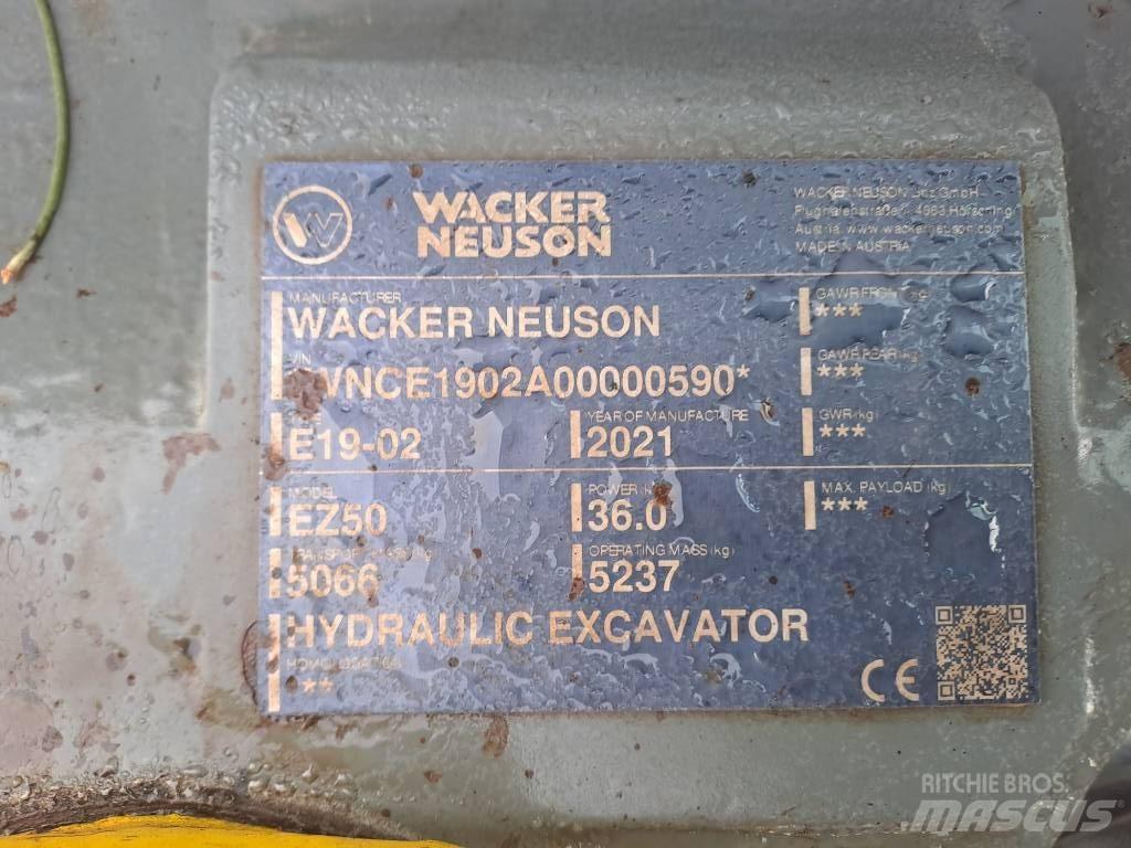 Wacker Neuson EZ50 Koparki gąsienicowe