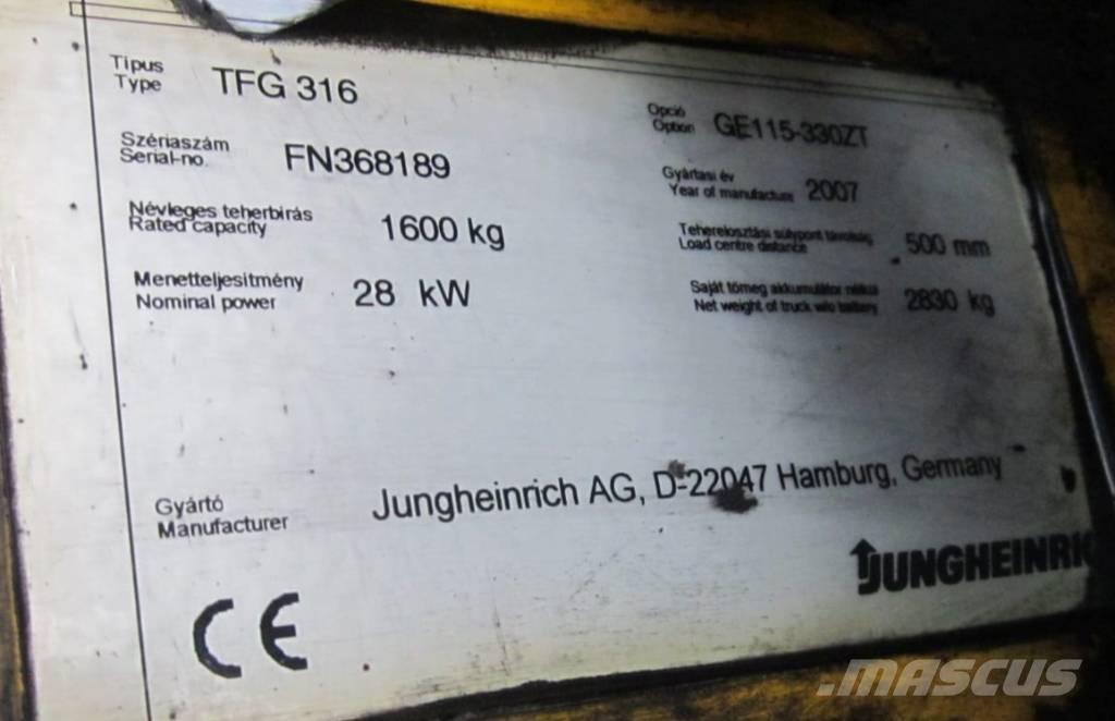 Jungheinrich TFG 316 Wózki LPG