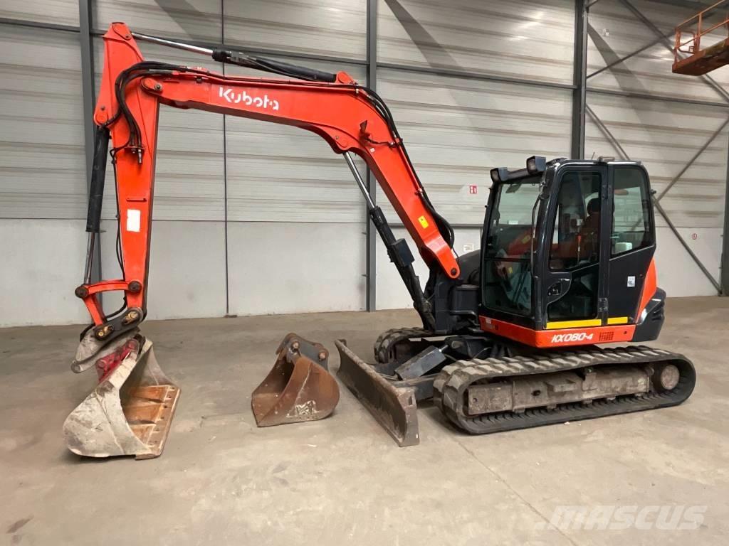 Kubota KX 080-4 Midikoparki  7t - 12t