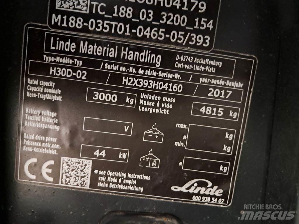 Linde H30D-02 Wózki Diesla