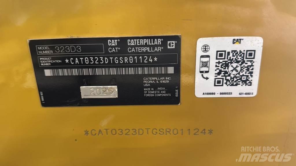 CAT 323D3 Koparki specjalne