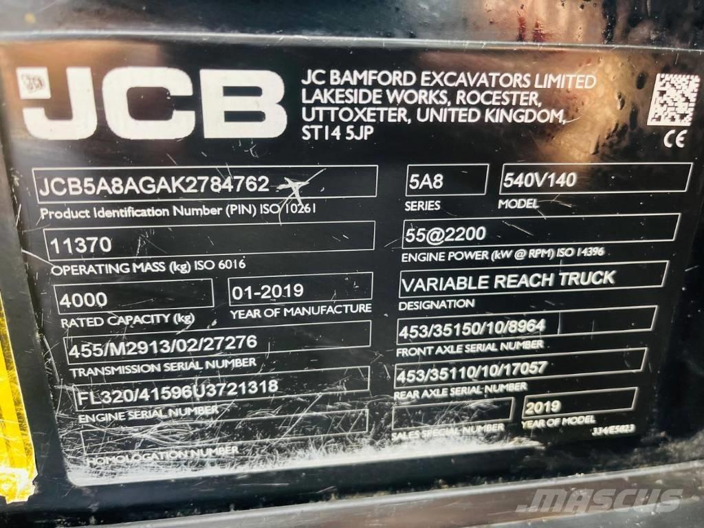 JCB 540-140 Ładowarki teleskopowe