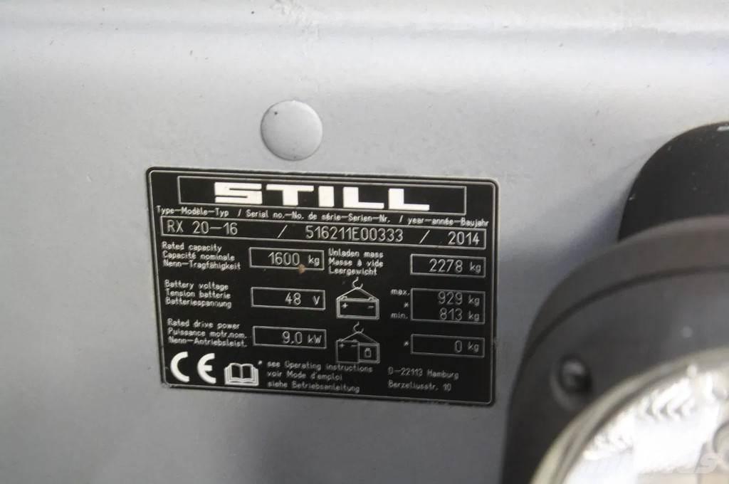 Still RX 20-16 Wózki elektryczne