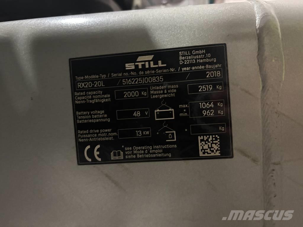 Still RX 20-20 L Wózki elektryczne