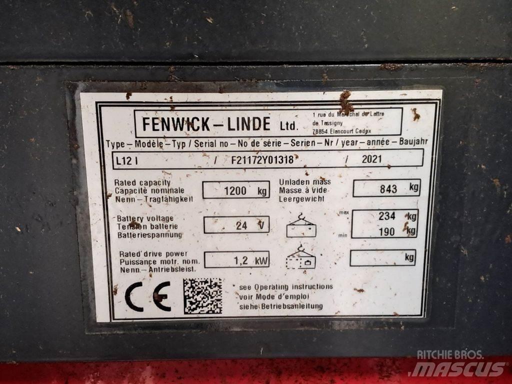 Linde L12I Wózki widłowe unoszące z dyszlem