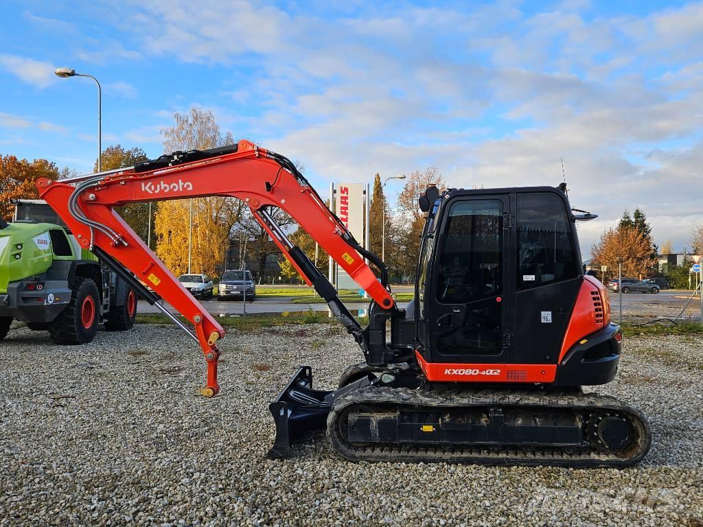 Kubota KX 080-4 Midikoparki  7t - 12t