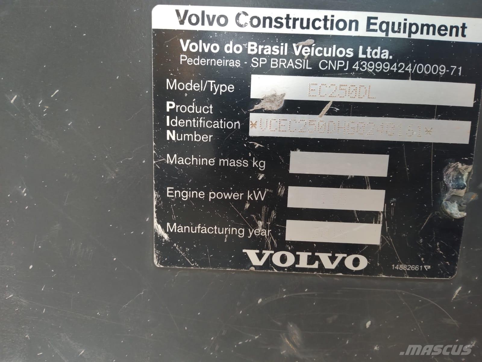 Volvo EC 250 D L Koparki gąsienicowe