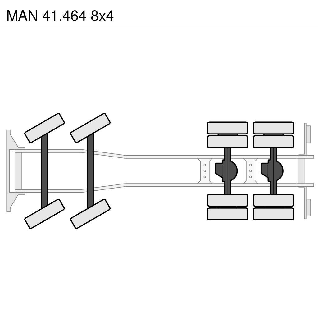 MAN 41.464 8x4 Kombi / koparki ssące