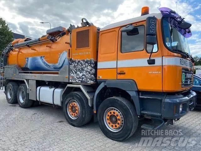 MAN 41.464 8x4 Kombi / koparki ssące