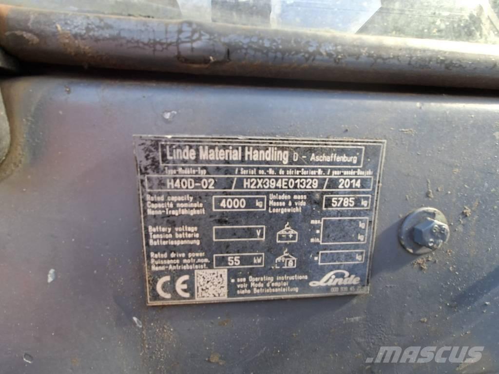 Linde H40D-02 Wózki Diesla