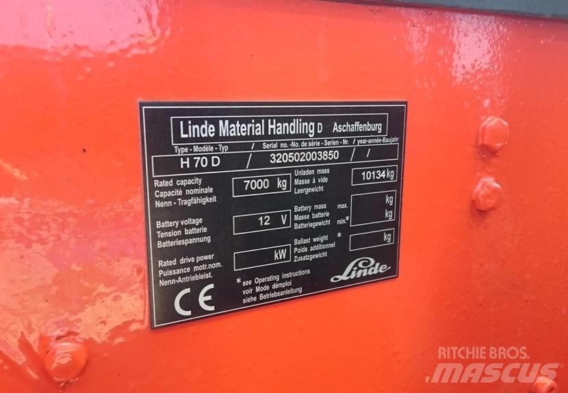 Linde H 70 D Wózki Diesla