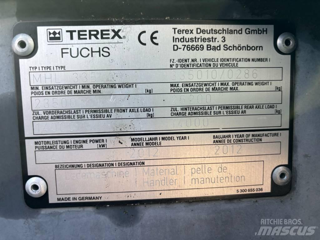 Fuchs MHL 335 Koparki przeładunkowe