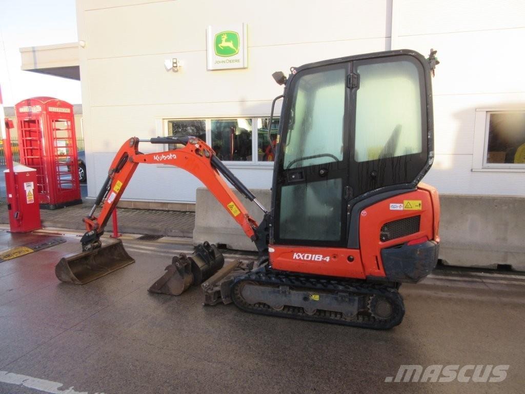 Kubota KX018-4 Koparki gąsienicowe