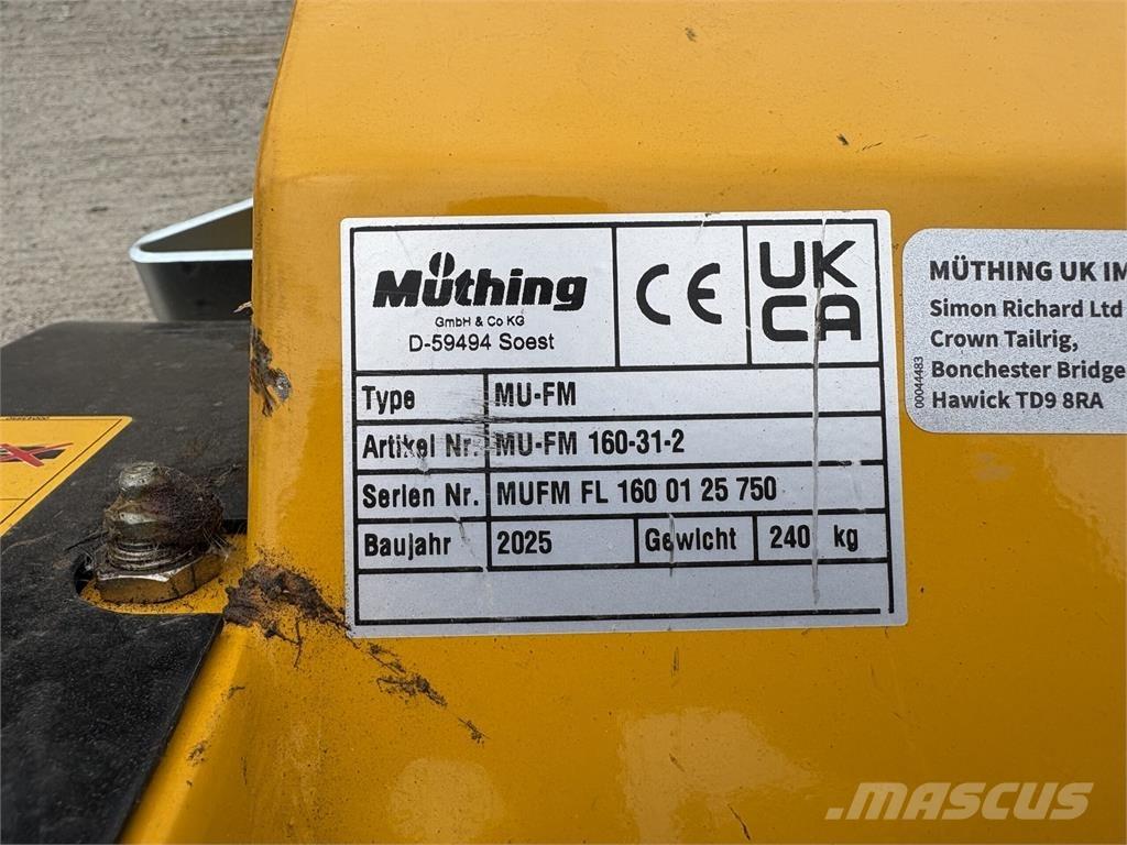 Muthing MU-FM160 Kosiarki ciągnikowe i ciągnione